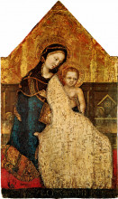 Картина "madonna with child gentile da fabriano" художника "фабриано джентиле да"