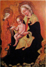 Картина "mystic marriage of saint catherine of alexandria" художника "фабриано джентиле да"
