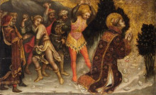 Копия картины "stoning of st. stephen" художника "фабриано джентиле да"