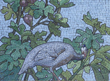 Картина "mosaic - dining hall room of the sainte-barbe library, paris" художника "факкина джандоменико"