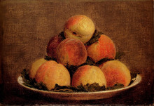 Репродукция картины "peaches" художника "фантен-латур анри"