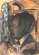 Картина "self-portrait" художника "фаркаш иштван"