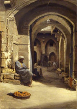Картина "the orange seller" художника "фаркухарсон джозеф"