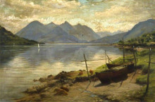 Картина "loch duich and the five sisters" художника "фаркухарсон джозеф"