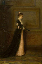 Картина "portrait of a lady" художника "фаркухарсон джозеф"