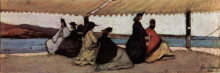 Копия картины "la rotonda di palmieri" художника "фаттори джованни"