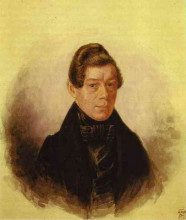 Копия картины "portrait of m. m. rodivanovsky" художника "федотов павел"