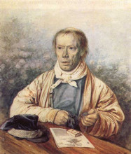 Репродукция картины "portrait of a. i. fedotov, the artist&#39;s father" художника "федотов павел"
