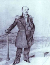 Картина "s. d. shishmarev on board the ship" художника "федотов павел"