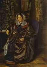 Копия картины "portrait of maria pavlovna druzhinina" художника "федотов павел"