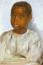 Репродукция картины "black boy" художника "феррас де алмейда жуниор хосе"