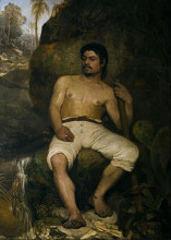 Копия картины "the brazilian lumberjack" художника "феррас де алмейда жуниор хосе"