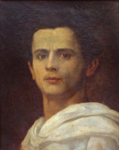 Репродукция картины "self-portrait" художника "феррас де алмейда жуниор хосе"