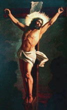 Копия картины "crucified christ" художника "феррас де алмейда жуниор хосе"