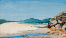 Репродукция картины "seascape, guaruj&#225;" художника "феррас де алмейда жуниор хосе"