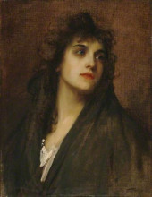 Картина "woman, portrait" художника "филдес люк"