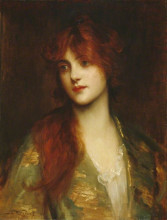 Картина "woman, portrait" художника "филдес люк"