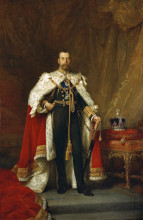 Репродукция картины "king george v" художника "филдес люк"