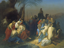 Копия картины "children of jacob sell his brother joseph" художника "флавицкий константин"