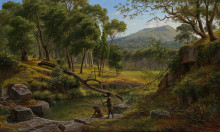 Картина "warrenheip hills near ballarat" художника "фон герард ойген"