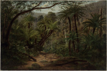 Копия картины "ferntree gully in the dandenong ranges" художника "фон герард ойген"