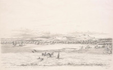 Репродукция картины "view of the ben lomond range from an opening in the epping forest in tasmania" художника "фон герард ойген"