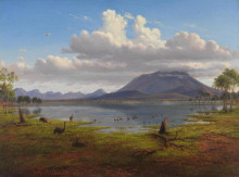 Копия картины "mount william and part of the grampians in west victoria" художника "фон герард ойген"