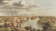 Репродукция картины "murray river, moorundi" художника "фон герард ойген"