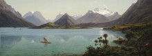 Картина "lake wakatipu with mount earnslaw, middle island, new zealand" художника "фон герард ойген"