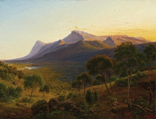 Картина "mount william as from mount dryden in the grampians, victoria" художника "фон герард ойген"