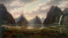 Копия картины "milford sound, new zealand" художника "фон герард ойген"