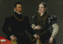 Копия картины "portrait of a couple" художника "фонтана лавиния"