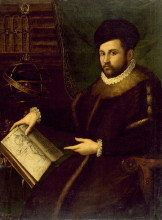 Копия картины "portrait of gerolamo mercuriale" художника "фонтана лавиния"