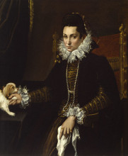 Картина "portrait of ginevra aldrovandi hercolani" художника "фонтана лавиния"