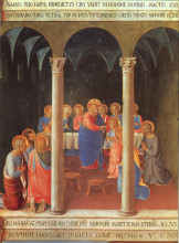 Копия картины "причащение апостолов" художника "фра анджелико"