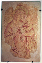 Копия картины "богородица с младенцем" художника "фра анджелико"