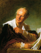 Картина "portrait of denis diderot" художника "фрагонар жан-оноре"
