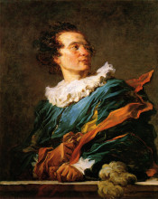 Картина "jean claude richard, abbot of saint non" художника "фрагонар жан-оноре"