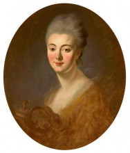 Картина "portrait of elisabeth sophie constance de lowendhal" художника "фрагонар жан-оноре"