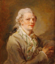 Картина "self-portrait" художника "фрагонар жан-оноре"