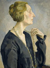 Картина "portrait of edith sitwell" художника "фрай роджер"