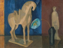 Картина "still life with t&#39;ang horse" художника "фрай роджер"