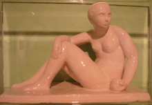 Картина "seated nude" художника "френе роже де ла"