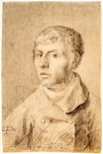 Картина "self-portrait as a young man" художника "фридрих каспар давид"