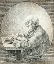 Репродукция картины "adolf gottlieb friedrich, reading" художника "фридрих каспар давид"