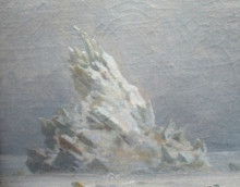 Репродукция картины "clipping iceberg" художника "фридрих каспар давид"