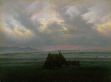 Копия картины "fog" художника "фридрих каспар давид"
