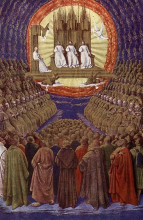 Копия картины "enthronement of the virgin or, the trinity in its glory" художника "фуке жан"