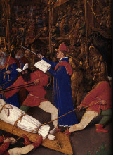 Копия картины "martyrdom of saint apollonia, detail" художника "фуке жан"