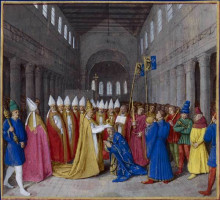 Картина "coronation of charlemagne" художника "фуке жан"